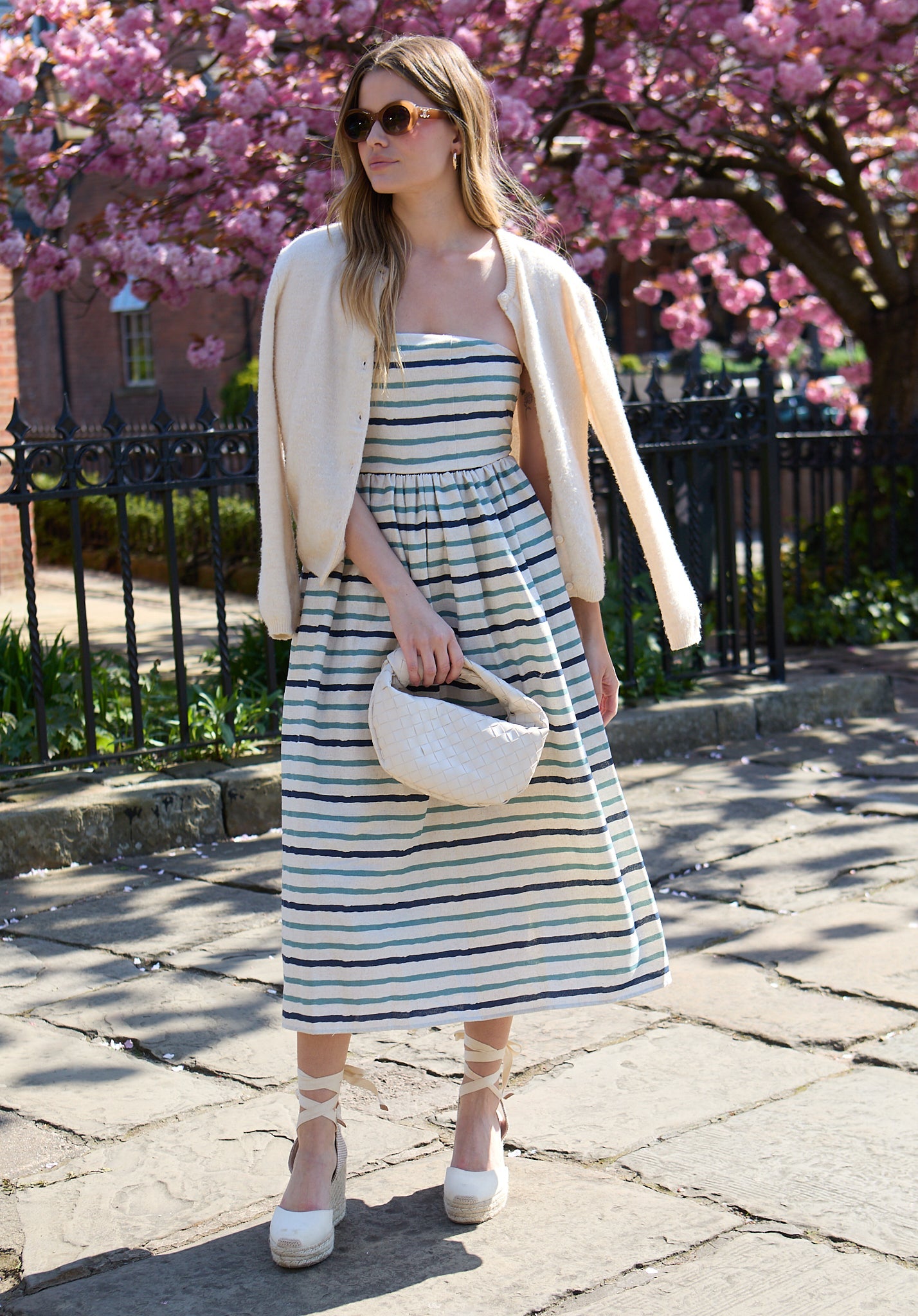 Regatta Sleeveless Bardot Neck Midi Dress In Multi - image 3