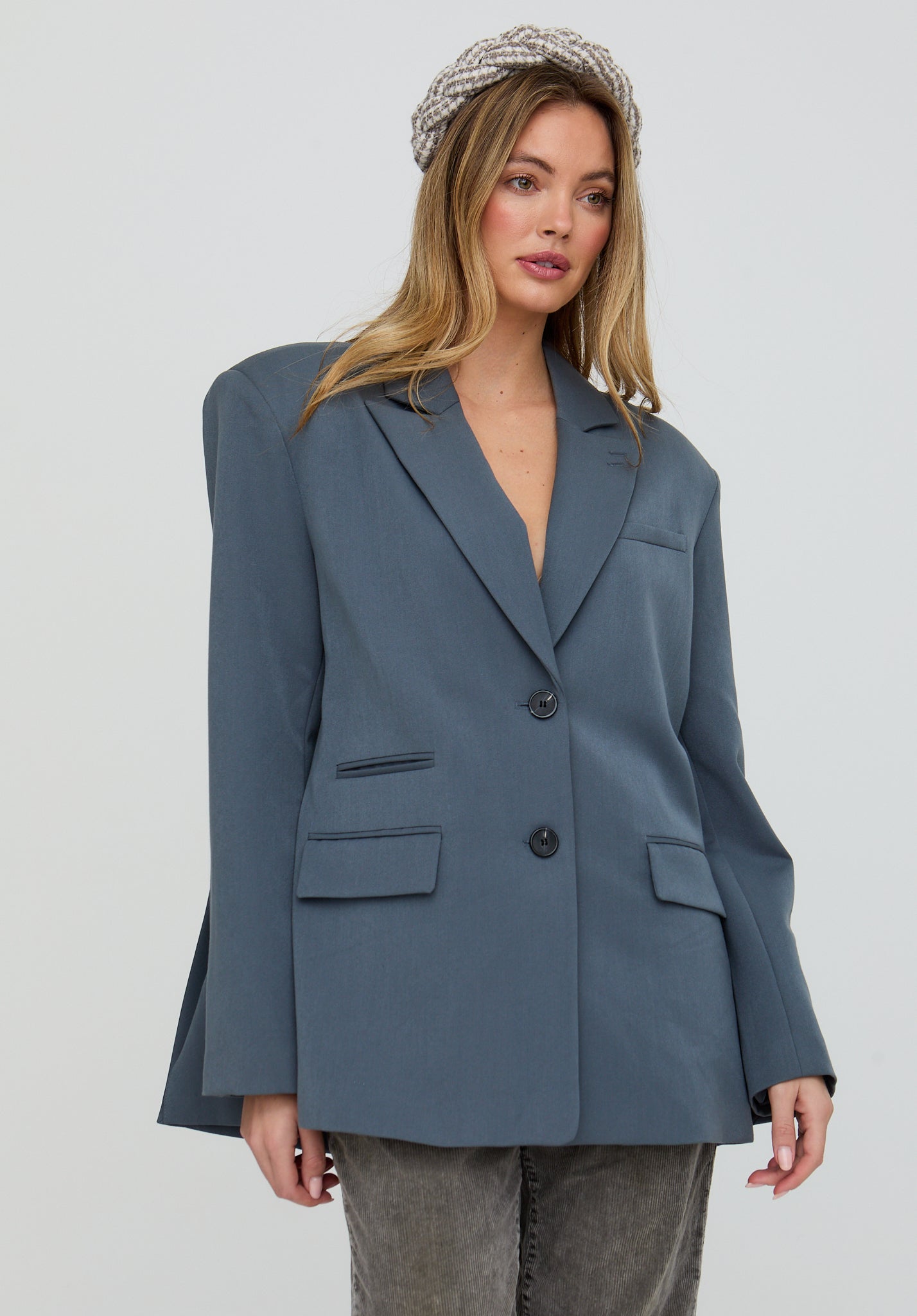 Niamh Tailored Jacket In Grey