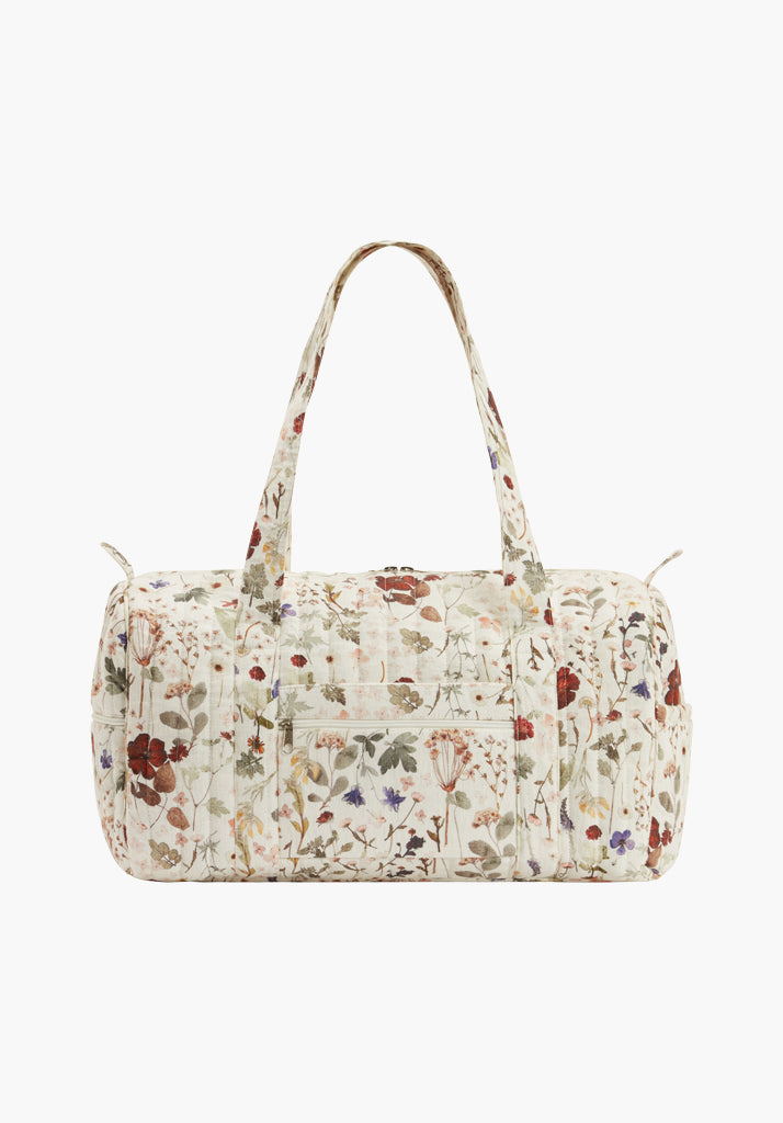 Floral Overnight Bag with quilting