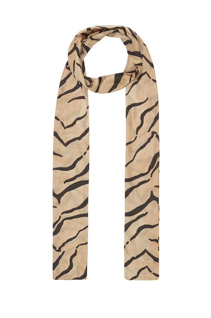 Nova Tiger Necktie in Brown