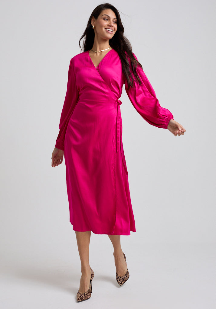 Fifi Midi Dress in Pink