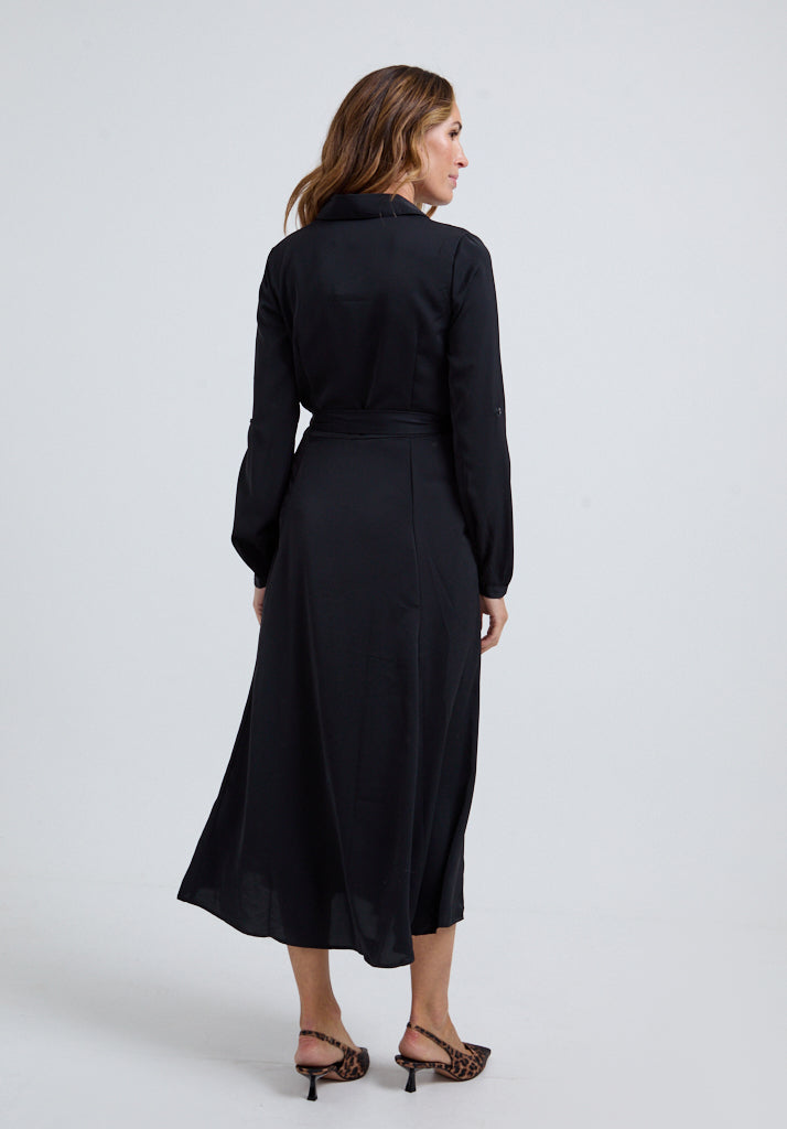 Willow Midi Dress In Black