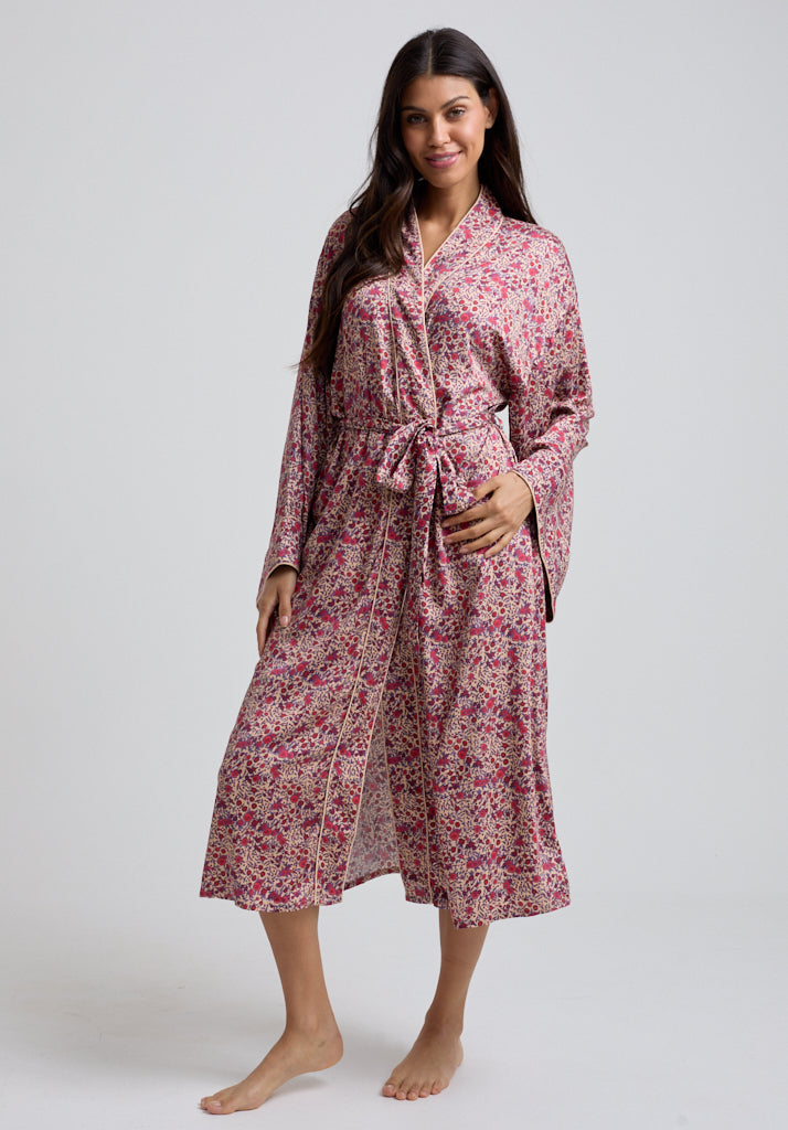 Corina Aster Robe in Pink