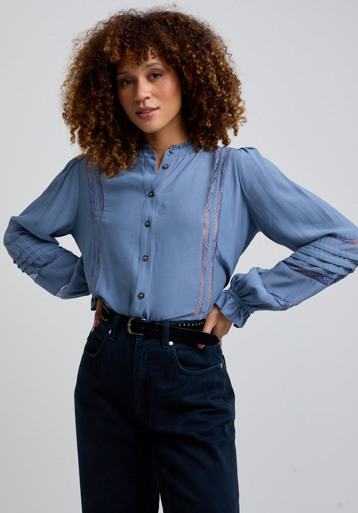 Abby Blouse in Blue