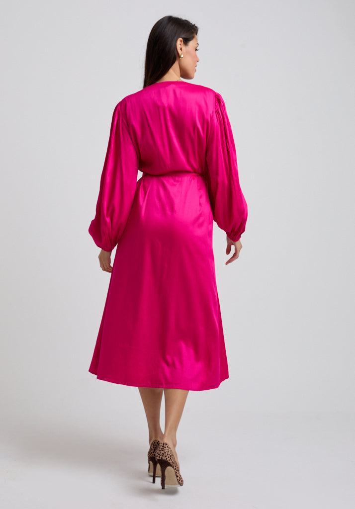 Fifi Midi Dress in Pink