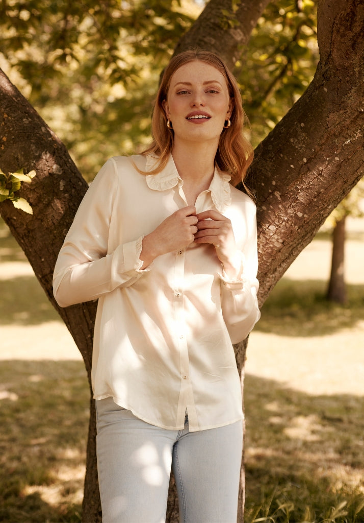 Beth Shirt in Cream