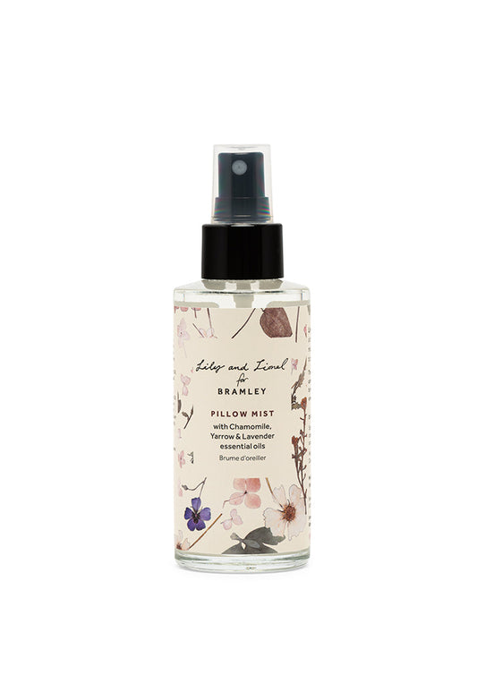 Bramley x Lily and Lionel Pressed Floral Pillow Mist in Cream