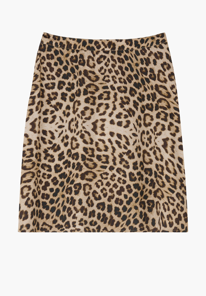 Sadie Safari Mini Skirt in Brown